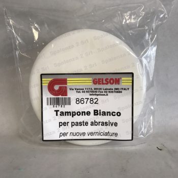 Tampone Per Paste Abrasive Bianco Ø 150x mm. 52 codice 86782