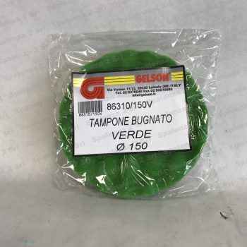 Tampone Bugnato Verde Ø 150/25 codice 86310