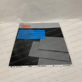 3M Fogli All'Acqua 230X280 P.600 Codice 01973 Pz. 25