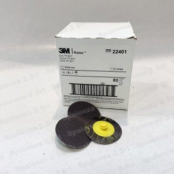 3M Disco Roloc Ø 50 P. 80 Codice 22401 Pz. 50