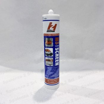Cartuccia Zucchini Sigillante Vetri MS Polimero Nero 310 ml. Codice 1004774