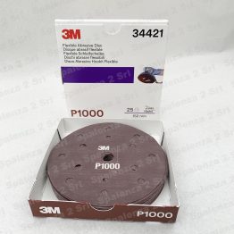 3M Disco Abrasivo Flessibile Ø150 P. 1000 Codice 34421 Pz. 25