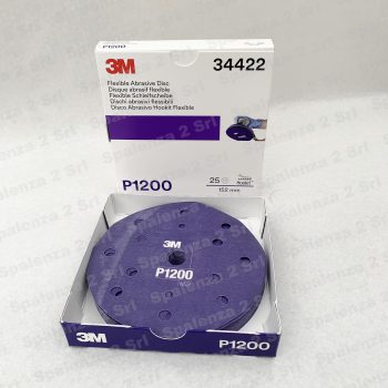 3M Disco Abrasivo Flessibile Ø150 P. 1200 Codice 34422 Pz. 25