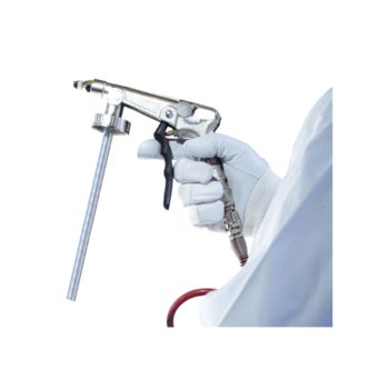 L11 U/90 è un Aerografo a Depressione con cannula pescante in metallo per lattine da 1 e 2 litri, con ugelli intercambiabili