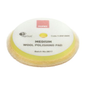 Tampone di Lucidatura in Lana Giallo Ø 150/170 mm. Medium Cod. 9BW180M (Sostituito da 9NW160M)