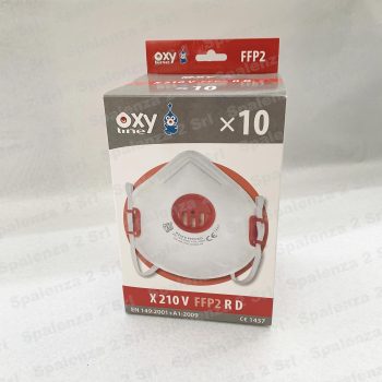 Maschera Verniciatura Polveri Fumi e Lucidatura FFP2 Codice X210V Pezzi 10