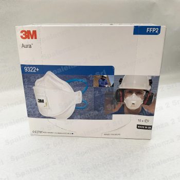 3M Maschera Verniciatura Polveri Nocive e Lucidatura con Valvola FFP2 Codice 09322 Pezzi 10