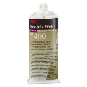3M Cartuccia Bicomponente Epossidico Nero DP490 50 ML. Codice 07482