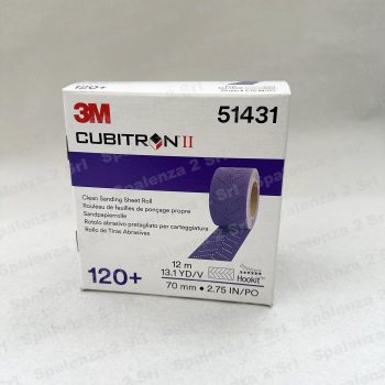 3M Fogli Cubitron 737U 70mm x 12MT P120 Codice 51431 (Sostituisce 51412)