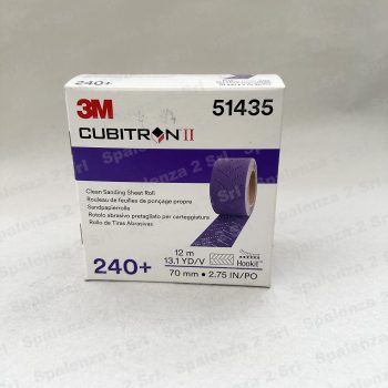 3M Fogli Cubitron 737U 70mm x 12MT P240 Codice 51435 (Sostituisce 51416)