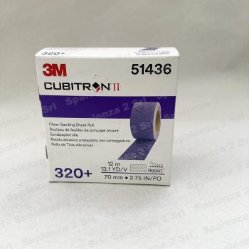 3M Fogli Cubitron 737U 70mm x 12MT P320 Codice 51436 (Sostituisce 51418)
