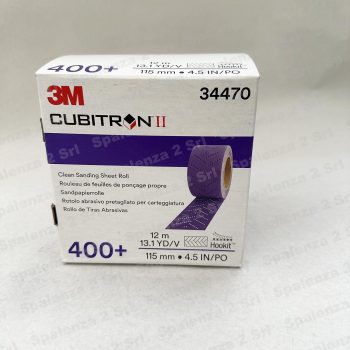 3M Fogli Cubitron 737U in Rotolo 115mm x 12MT P400 Codice 34470 (Sostituisce 51408)