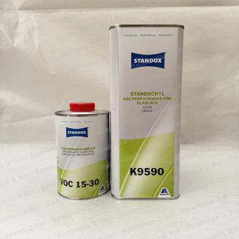 Standox KIT 5+1 LT: Trasparente VOC PERFORMANCE K9590 + Catalizzatore VOC 15-30