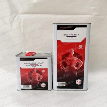 RM KIT 5+2,5 LT: Trasparente BRIGHT FINISH C2P62  + Catalizzatore H2P15