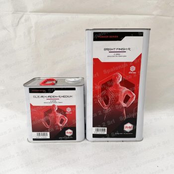 RM KIT 5+2,5 LT: Trasparente BRIGHT FINISH C2P62  + Catalizzatore H2P25