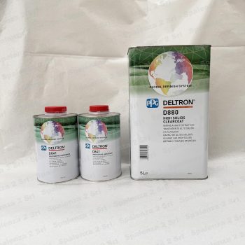 PPG KIT 7 LT: Trasparente D880  + 2 Catalizzatori D841