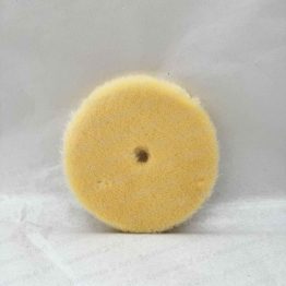 Tampone di Lucidatura in Lana Giallo Fine Ø 160 Cod. 9NW160M